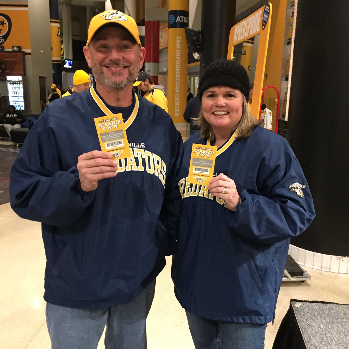 Mark and Kelley just won tickets to an @MTSUNews basketball game and a free cookie from @SUBWAY! #GuaranteedWinNight https://t.co/1nsCVsvjkH