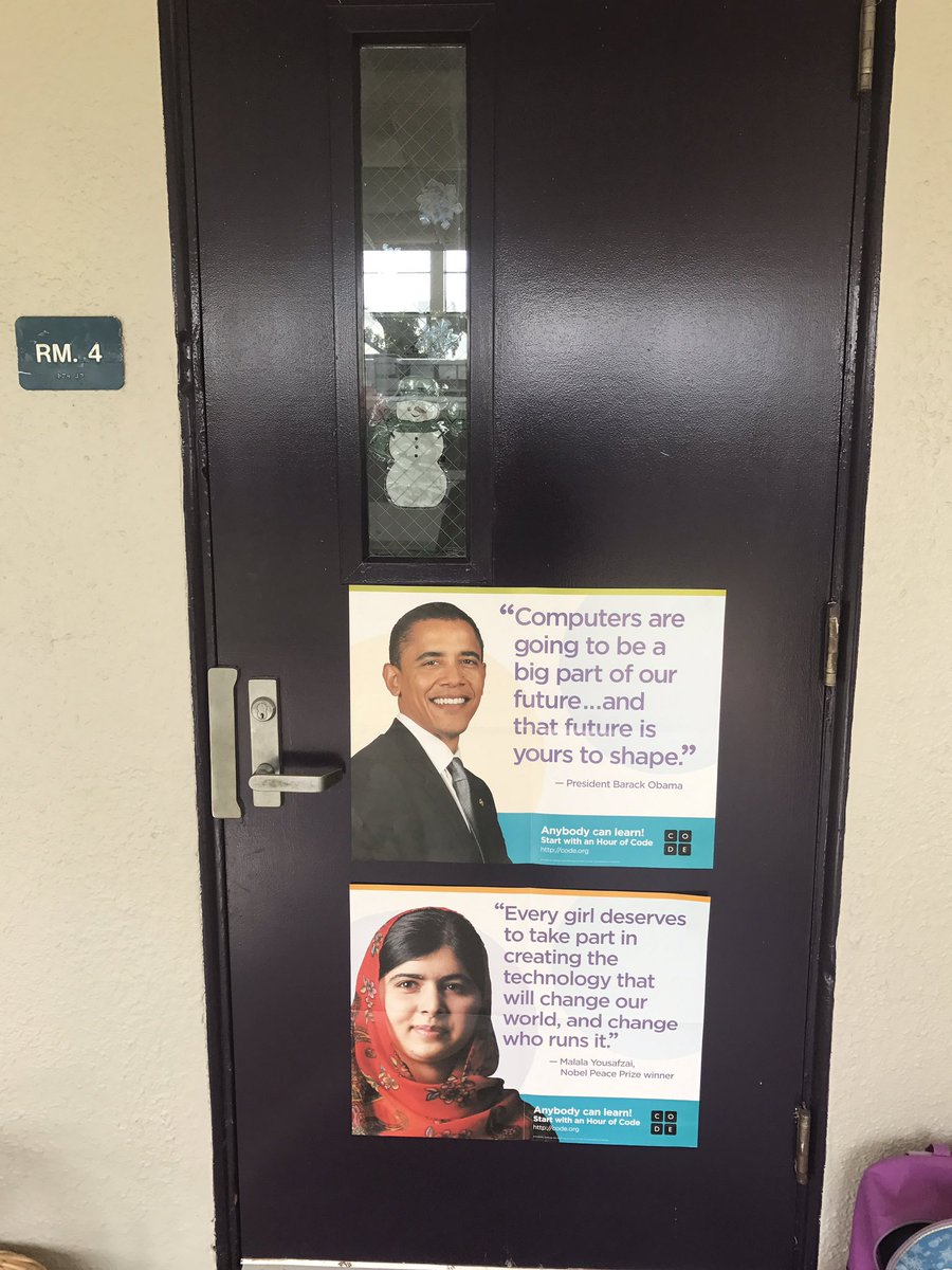 TeacherAlissa's tweet image. We are getting ready for #HourofCode Thanks @codeorg for the posters! #KindersCanCode @MagnoliaCVUSD @CajonValleyUSD