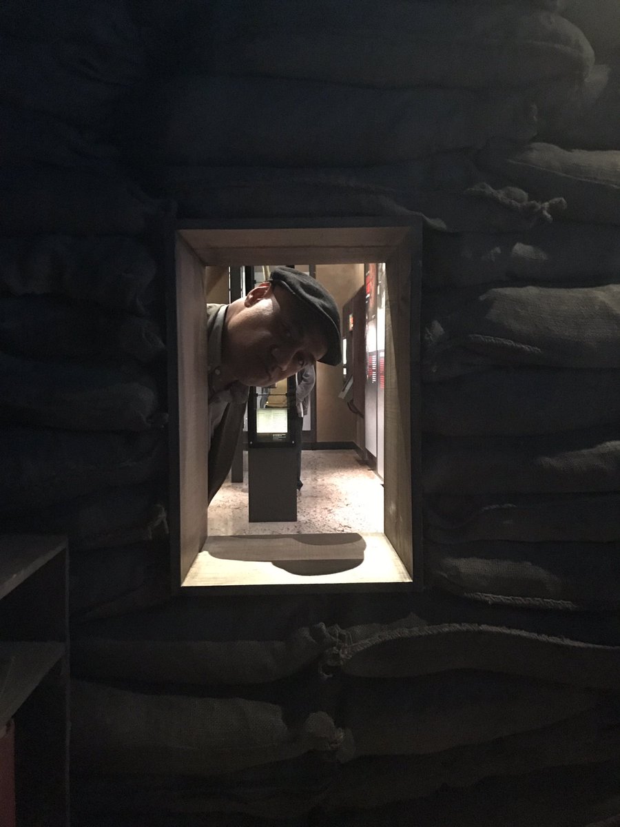 Hanging with this guy in Wgtn today, Gallipoli exhibition a must for any visitor.