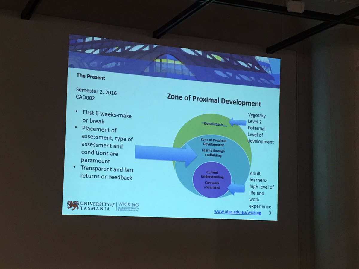 KiftSally's tweet photo. Such careful work @UTAS_ Whannell dealing with great student diversity online. Sequenced & positive engagement. Great feedback #utastm16 https://t.co/Nc81EQngDx