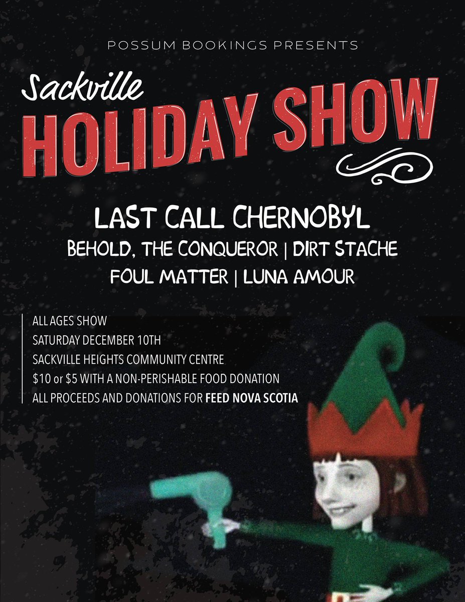 SACKVILLE. Come the fuck out this weekend for a good time and a good cause! facebook.com/events/2854676…