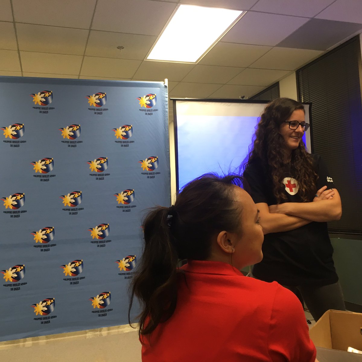 redponydriver's tweet photo. getting ready to present #disasterpreparedness to the #PhilippineConsulate staff. Our partners in response @RedCrossLA https://t.co/lfjQ3D2BCO