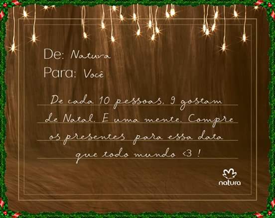 Visite nosso site Espaço na Rede Natura e boas compras!
rede.natura.net/espaco/CONSULT…