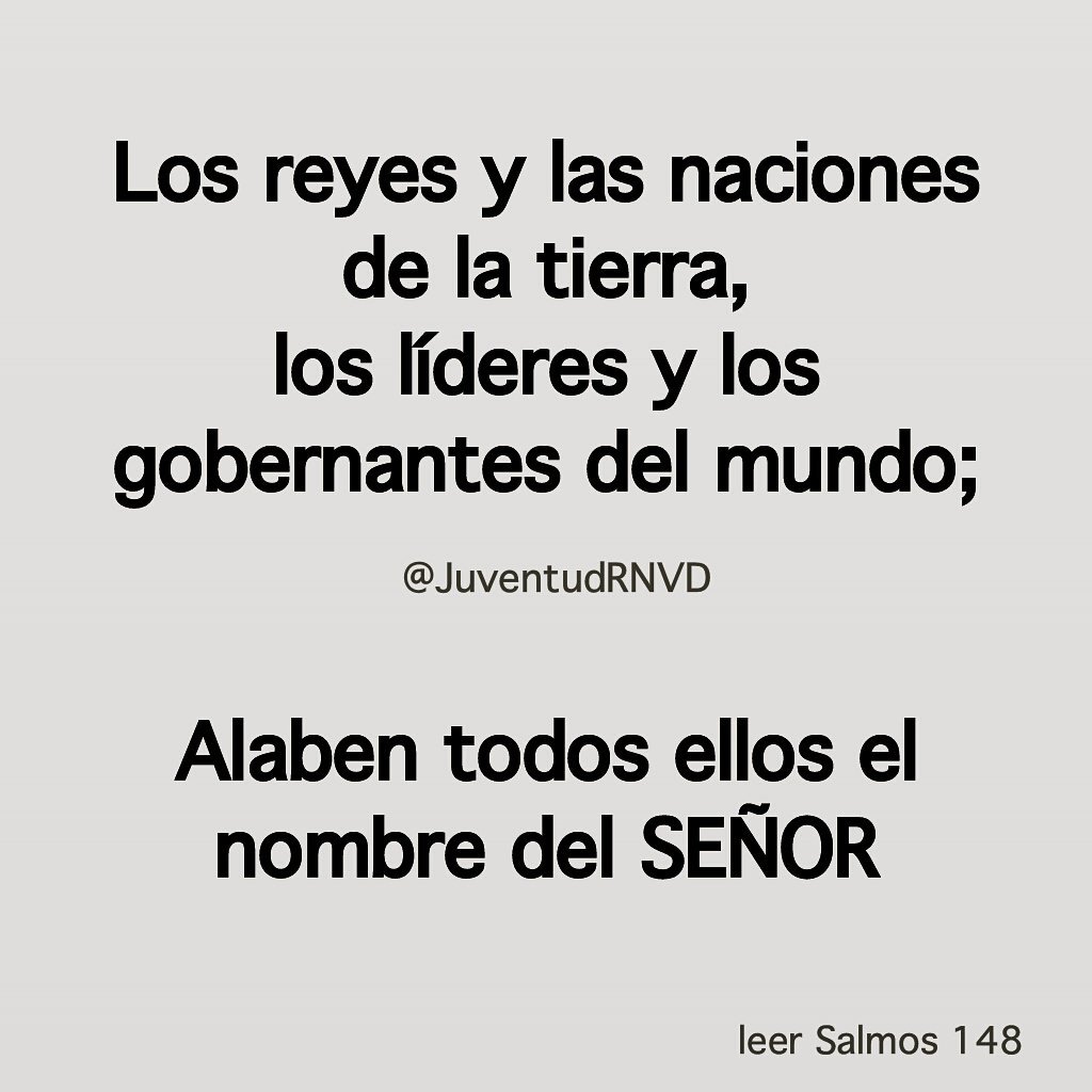 JuventudRNVD's tweet photo. Que toda la creación te #Alabe Señor
Leer todo el Salmos 148 https://t.co/6XafAU0Dun
