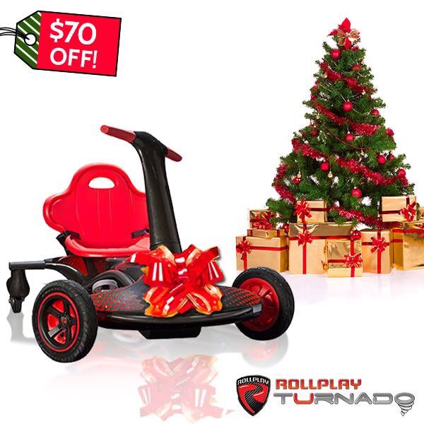 Get 1st place in gift giving when you buy the racing, drifting Turnado! Turnado.rollplay.com
