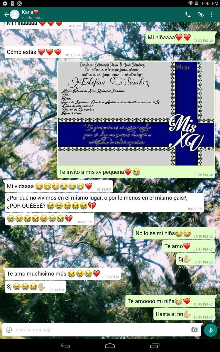 Estefani290396's tweet photo. Hasta el fin😭❤ @km18974
Gracias por regalarme a la mejor mis amores @ElJuanpaZurita @mariobautista_ https://t.co/nJrZq48pGt
