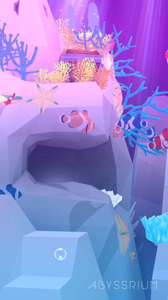 buddykai's tweet photo. My Percula Clownfish:) 
#abyssrium
Download: https://t.co/JPUNMGcR6u https://t.co/1bUfm3hcDp