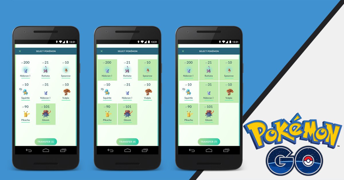 vahnmanx's tweet photo. MASS TRANSFER ADDED TO @PokemonGoApp IN LATEST UPDATE! #HYPED #REALLYNEEDEDTHIS https://t.co/CSzp69i8rX