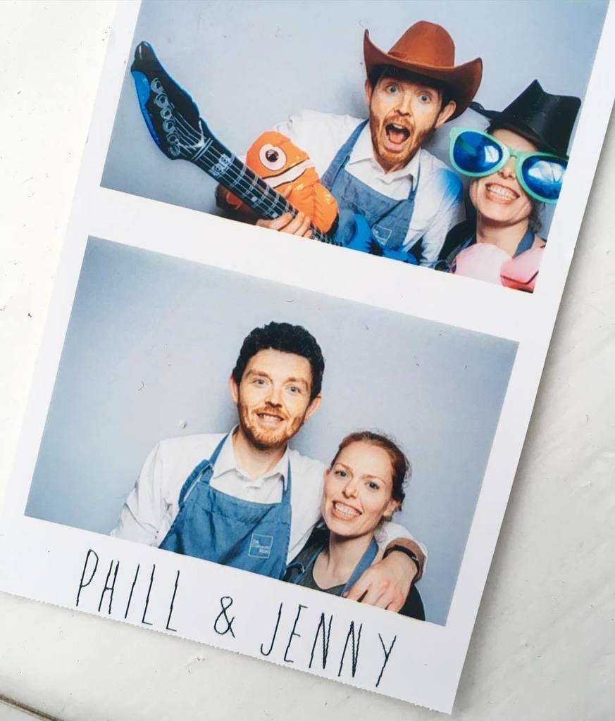 Having fun after P&amp;J's wedding! The amazing @nomandmalc &amp; their wondrous photobooth! #wedding #photography