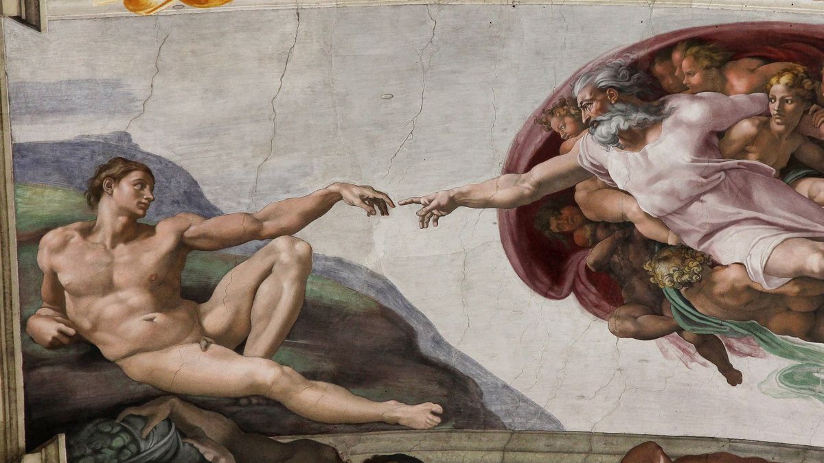 verge's tweet photo. Does the Michelangelo painting in the Westworld finale really show a brain — or a uterus? https://t.co/lpXHlUf19L https://t.co/pHl6S3LlUB