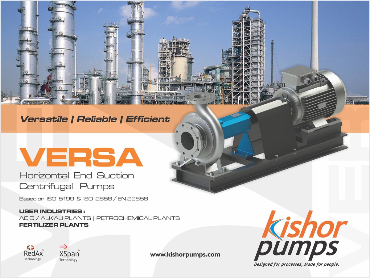 KishorPumps's tweet photo. #kishorpumps #indianpumps #india #makeinindia #efficient #reliable #versatile #chemicalprocesspumps #pumps #likes #pump #reliable #efficient https://t.co/E6Zx0BrIaz