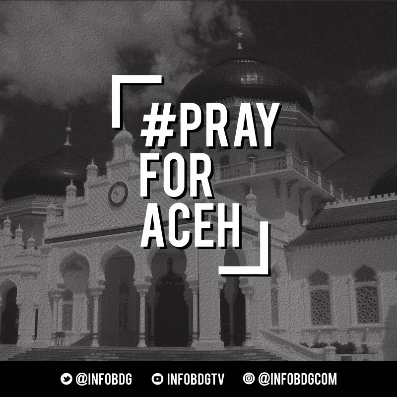 Turut berduka cita atas gempa yang menimpa saudara kita di Aceh, semoga diberi kekuatan dan ketabahan #PrayForAceh