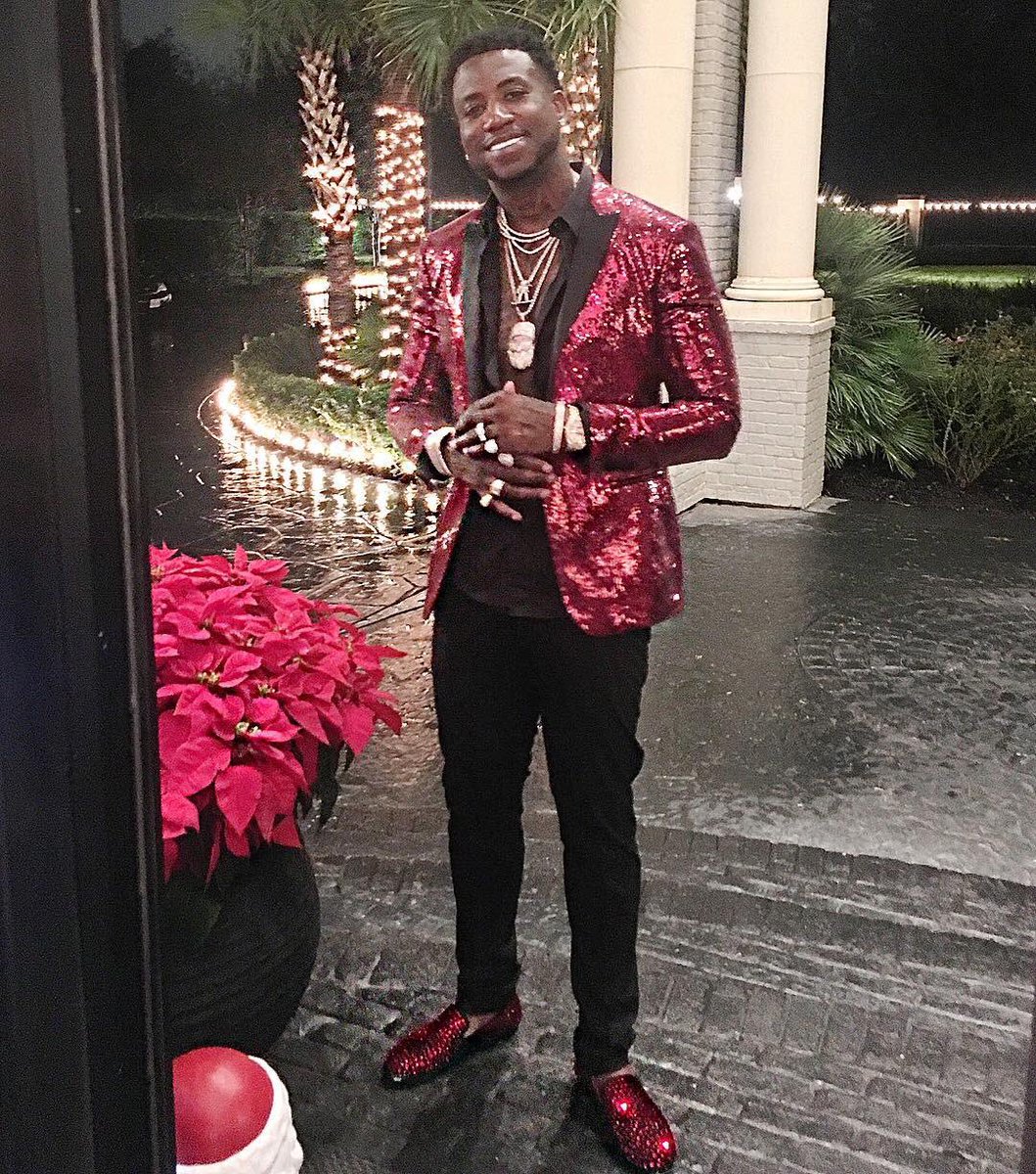 GAFollowers's tweet image. I want to be as happy as Gucci Mane all of 2017.