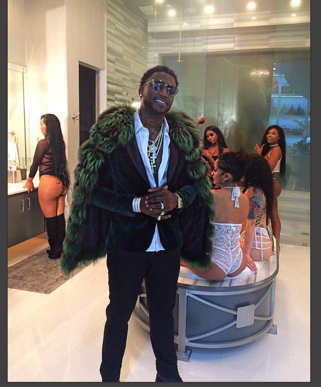 GAFollowers's tweet image. I want to be as happy as Gucci Mane all of 2017.