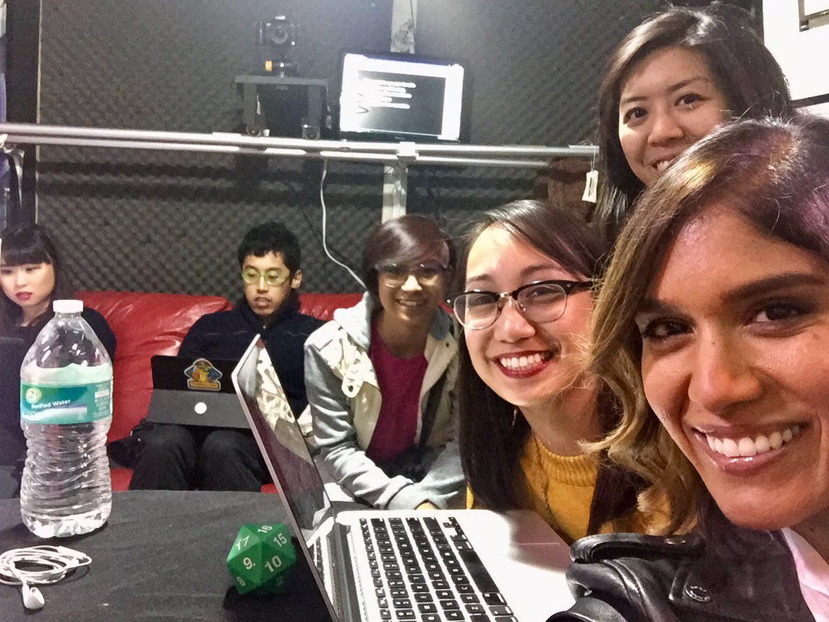 Anishaflower's tweet photo. Gang's all here! BTS Pre-show &amp; ready to start this episode with @TokenTalkShow! #tokentalk https://t.co/AkVFLz80jn
