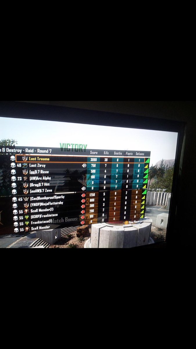 TraumaVII's tweet photo. 29-0 and 3 30-0s
I truly believe I was one of the best clearouts on BO2
(Last pic on raid I dropped 30 with another clearout on my team) https://t.co/HtvMBM4RAm