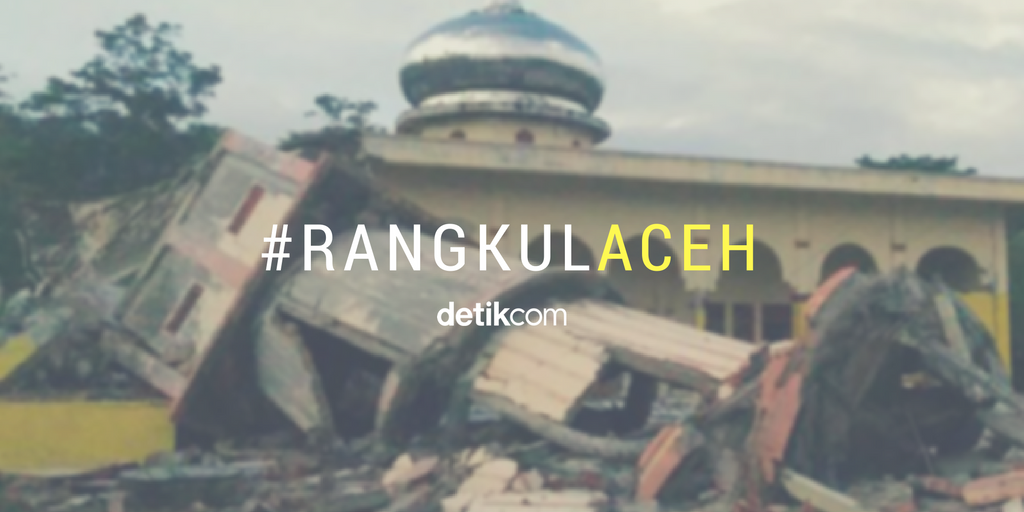 detikcom's tweet photo. Doa dan dukungan kita akan sangat berarti bagi saudara-saudara kita yg terkena musibah di Aceh. Ayo kita #RangkulAceh https://t.co/0r0om6qbp6