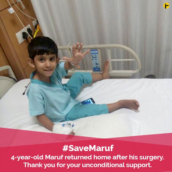 BitGiving's tweet photo. #BitGivingImpact | Thanks to you all 4-year-old Maruf is recovering! #crowdfunding
@edulever https://t.co/tSYQOySaHf