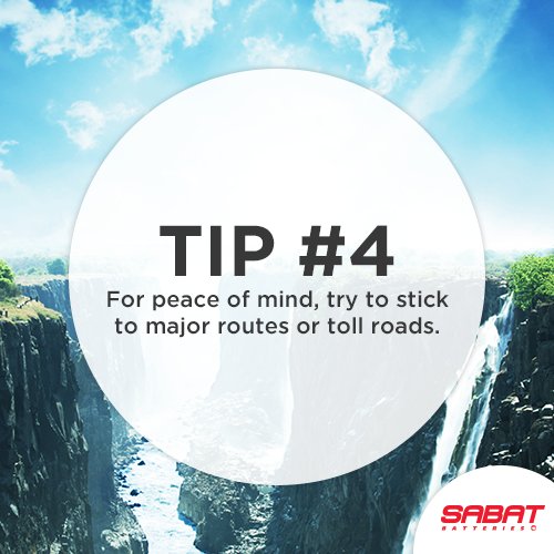 SABATBatteries's tweet photo. Here are road safety tips to help keep you safe during the festive season. #SabatRoadSafety #SabatBatteries https://t.co/Eb6IWwLUMD