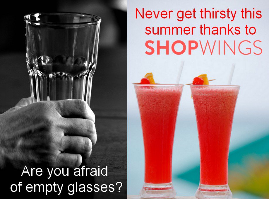 Brace yourselves, Summer is coming! #ShopWings quenches your thirst!