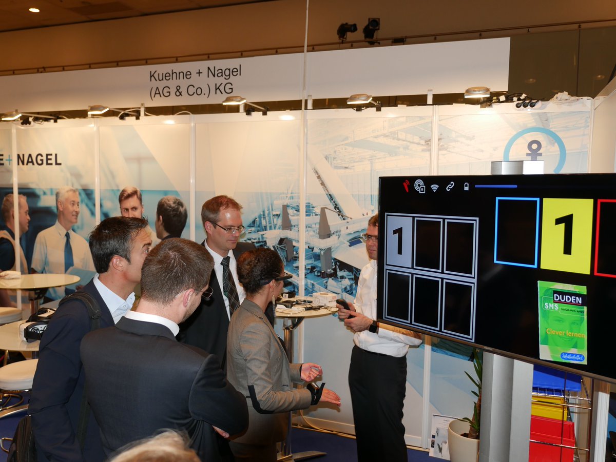 Ubimax's tweet photo. Join us today and pick faster than ever before! #AviationForum #AviationForumHamburg #Kuehne+Nagel #BoothA04 @HoloLens @Vuzix @GoogleGlass https://t.co/Wc1wlPFj9y