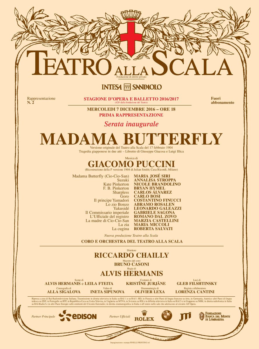 teatroallascala's tweet photo. Mancano poche ore a #PrimaScala visita il nostro sito e scopri i tanti modi per vivere lo spettacolo! https://t.co/aX7dHekqQ7 https://t.co/Qy3ITdkqMr