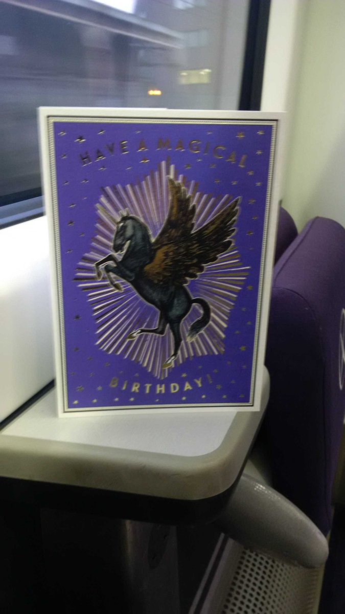 Celebrating my birthday with a trip to Istanbul. How thoughtful of Heathrow Express to provide a mini-mantelpiece.