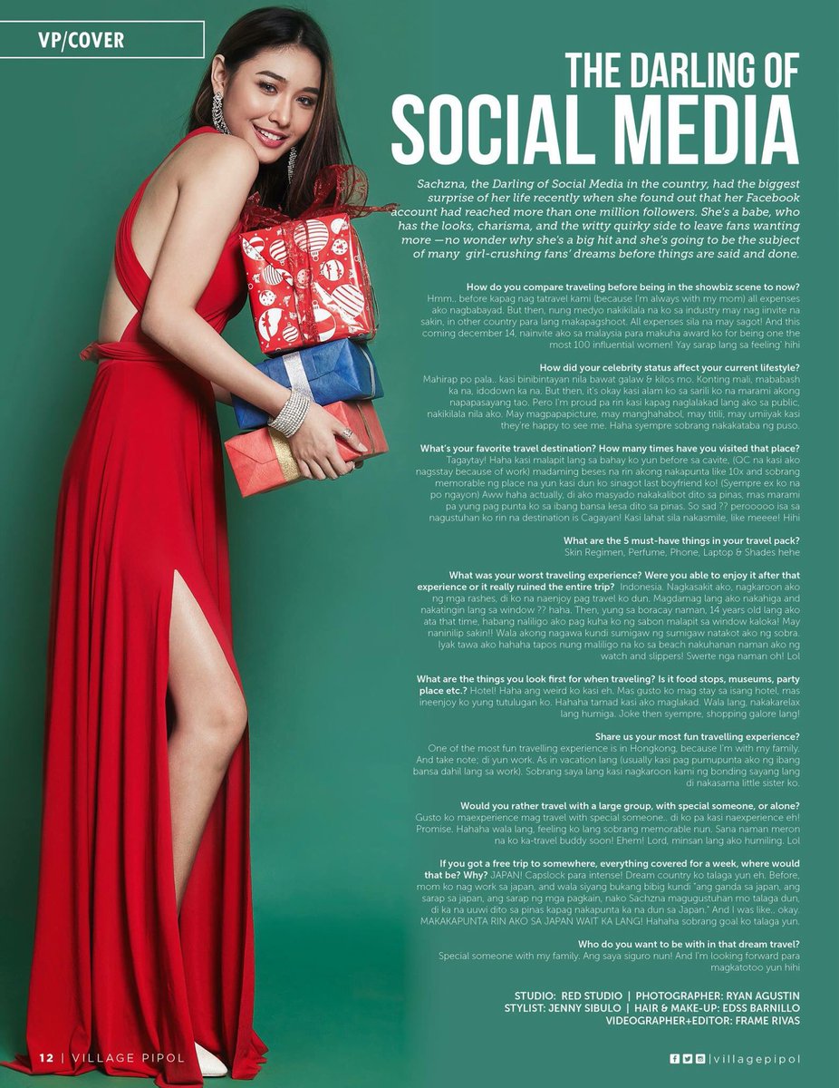 Sachzna1's tweet photo. Village pipol december 2016 is finally out now! #villagepipolcover ❤️️ @villagepipol https://t.co/26ixSG4SY0