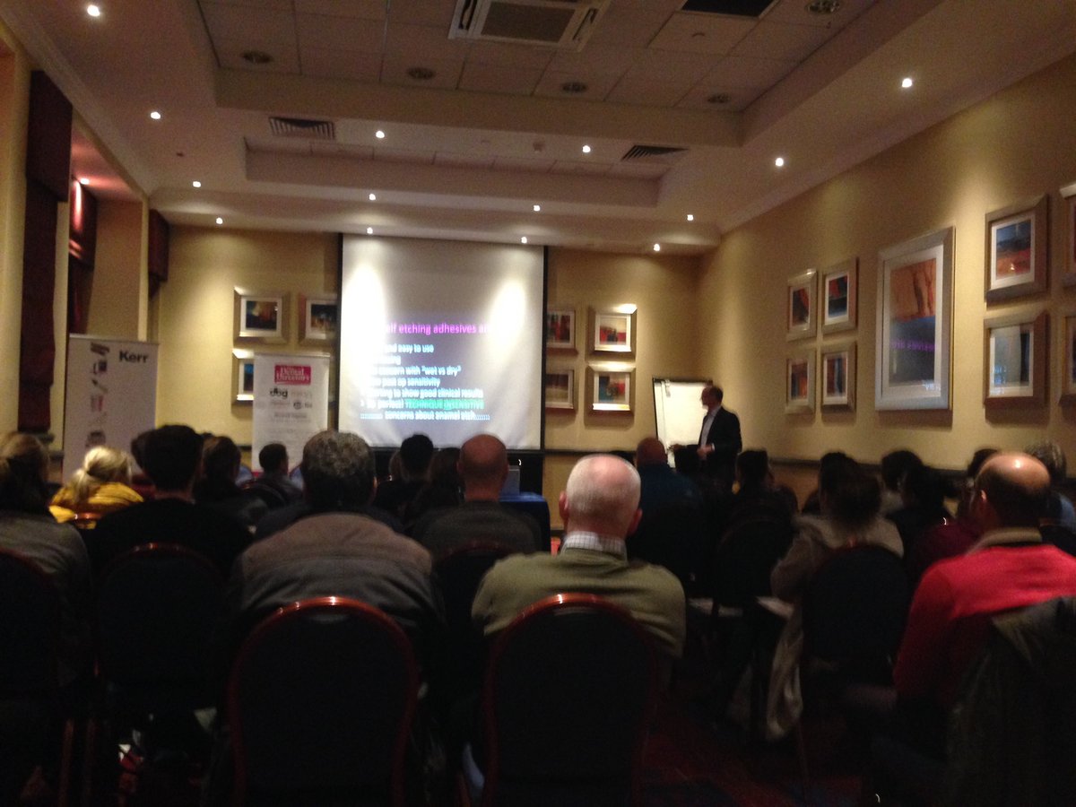 HWrightDD's tweet photo. Great turn out last night for Kerr posterior restorative course featuring Sonicfill 2 #DenPro @KerrDentalUK @THE_DD_UK https://t.co/KQe8h6YmH6
