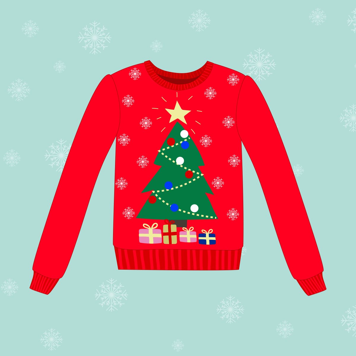 ShareTheShack's tweet photo. It’s Christmas jumper day! Send us a picture of your Christmas jumper using #sharetheshack! #9days #countdown #christmasfun https://t.co/HAAnGh0qFr