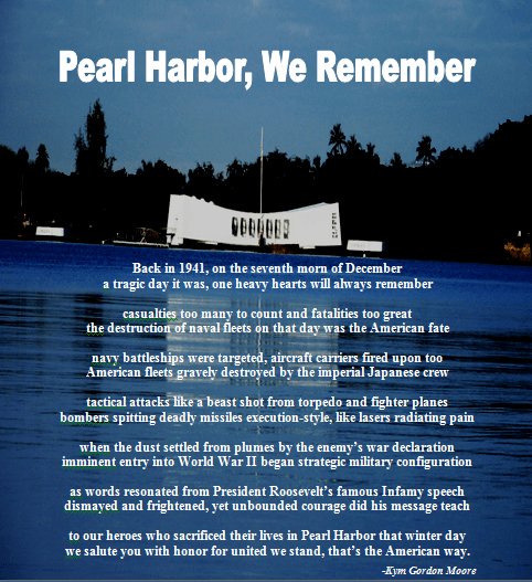 KreativePen's tweet photo. Pearl Harbor, We Remember #poetry #military #japaneseattack #Navy #PearlHarborDay https://t.co/ltfGo8oRUU https://t.co/t2fTLOQSyX
