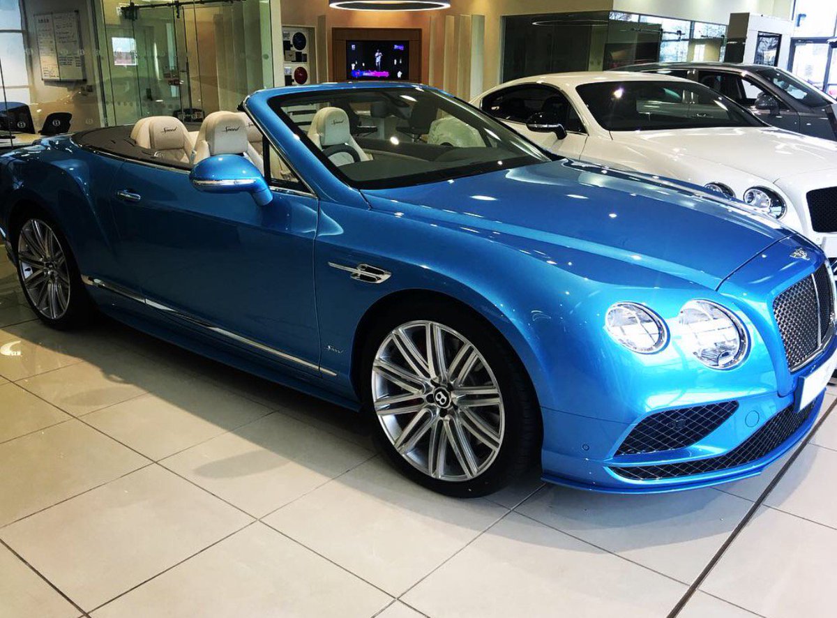 Bentley Chelmsford on Twitter "Just arrived! Kingfisher Blue GTC Speed