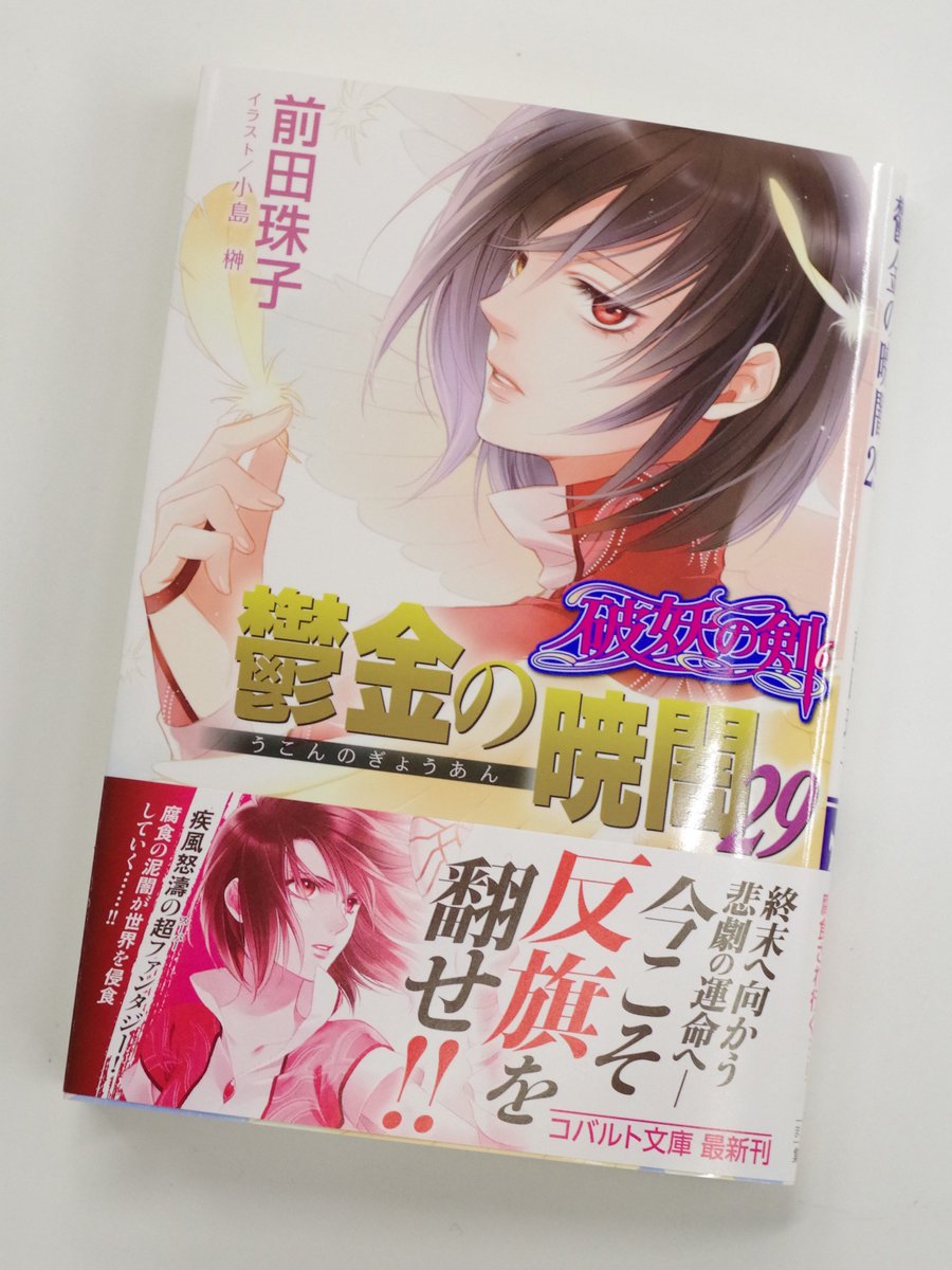 Uzivatel コバルト編集部公式 Na Twitteru 好評発売中 前田珠子 破妖の剣6 鬱金の暁闇29 イラスト 小島榊 自らの存在は 世界を破滅させるための鍵として創造主に作り出されたものだと知った燦華 世界を統べる者ではないことに絶望し 終戦を決意するが 腐食 Uzivatel コバルト編集部公式 Na Twitteru 好評発売中 前田珠子 破妖の剣6 鬱金の暁闇29 イラスト 小島榊 自らの存在は 世界を破滅させるための鍵として創造主に作り出されたものだと知った燦華 世界を統べる者ではないことに絶望し 終戦を決意するが 腐食