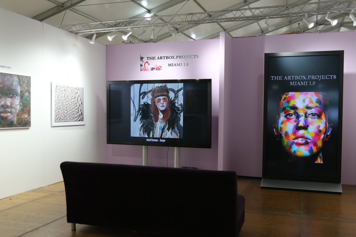 AstridF_Art's tweet photo. My work displayed in Miami as part of @artboxproject #miami #miamiexhibition #theartboxproject #painting #oilpainting #digitalexhibition https://t.co/mKZaCxkseO
