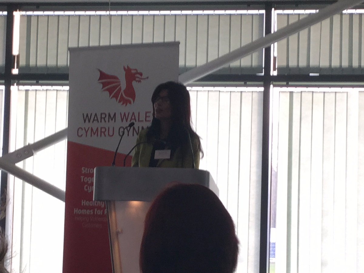 ofgem's tweet photo. Meghna Tewari, Head of Consumer Vulnerability Strategy, addressing @WarmWales conference today. #HealthyHomes https://t.co/L7LOkW6Emb