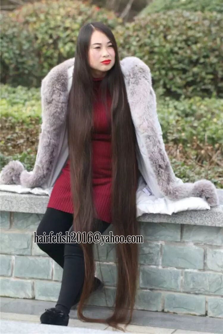 髪鬼魅hair Fetish On Twitter 1 9 Meters Longhair Shave To Bald