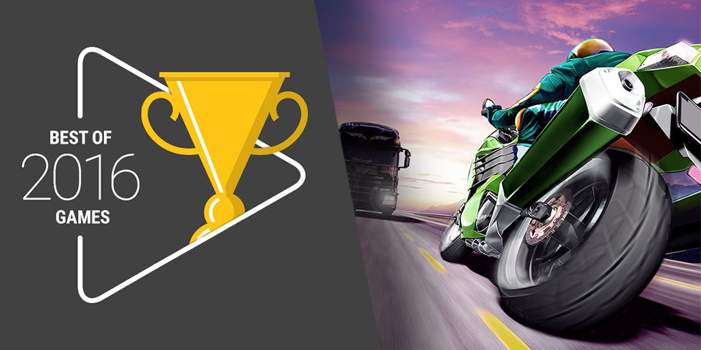 Yay! <a href="/Traffic_Rider/">Traffic Rider</a> has been chosen in "Best Games of 2016" by Google Play! Thanks for your support! #TrafficRider #GooglePlay