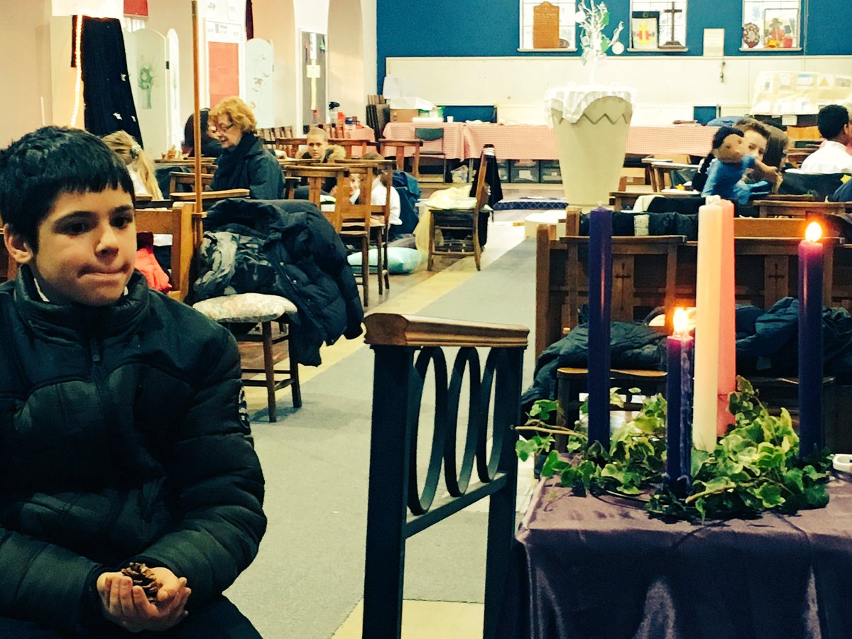 HWHITEGATE's tweet photo. Advent candles, never knew each candle represented a different person #learningaboutchristmas @WhitegateSch Holy Trinity Church https://t.co/pOitst6tJm