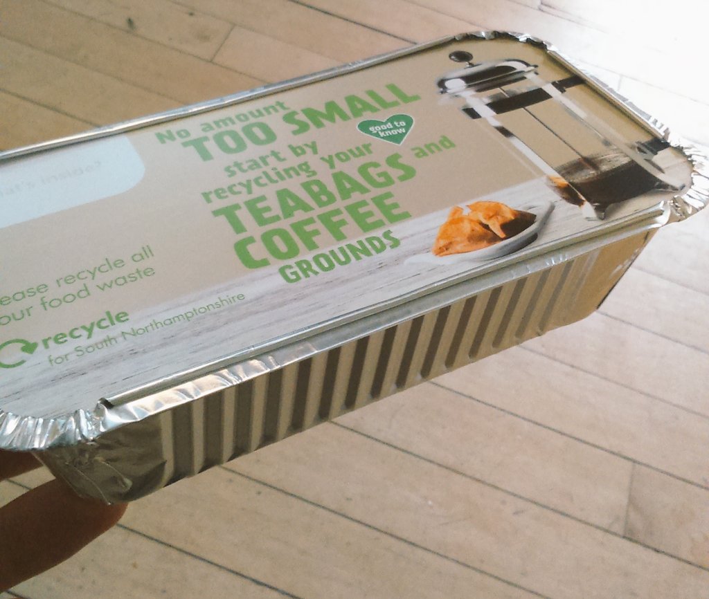 Fantastic way to get messages to householders <a href="/lidvertise/">Lidvertise</a> brought samples to accompany their presentation. #waste