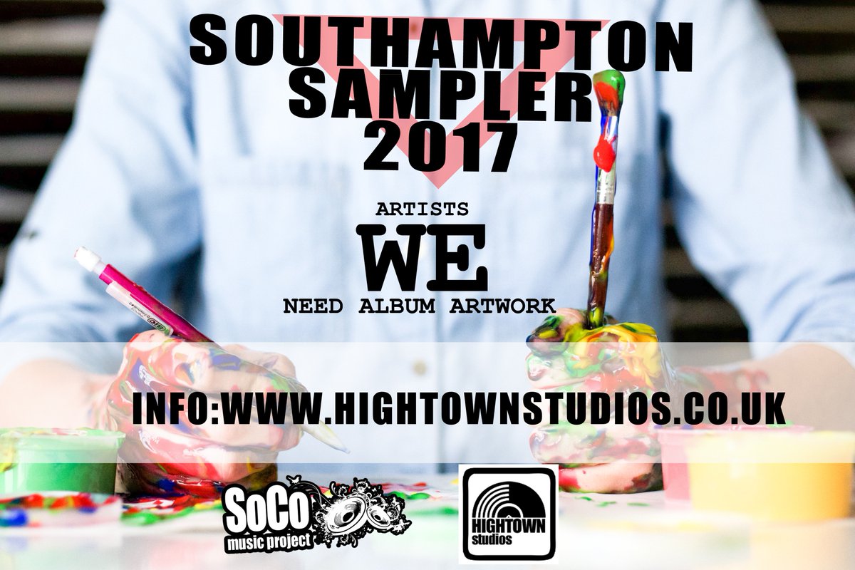 HightownStudios's tweet image. @SolentShowcase We&apos;re After Some Artists To Create Some Album Artwork For The Vinyl Record We&apos;re Producing, Can You Help?