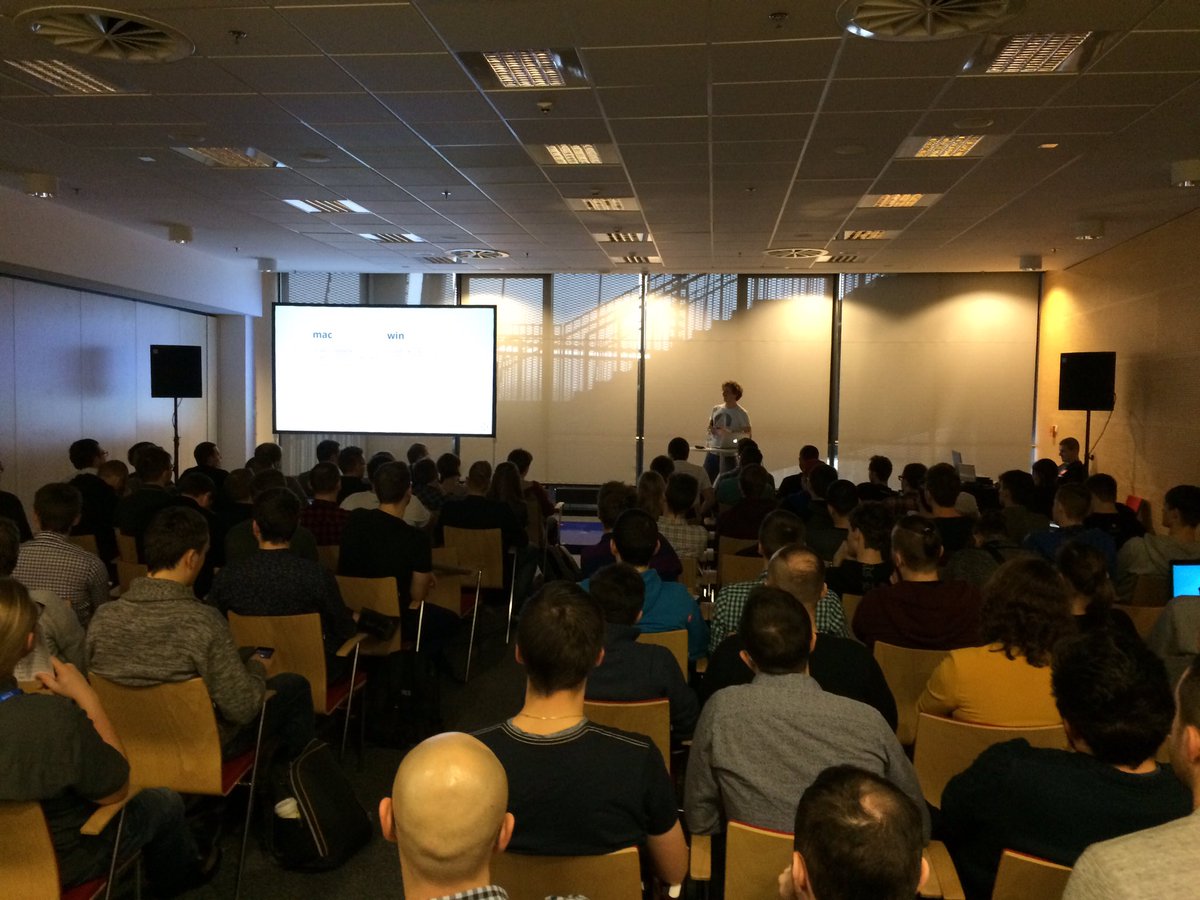 Learning about #elixir #programming language at <a href="/code_europe/">Code Europe</a> plenty people here!