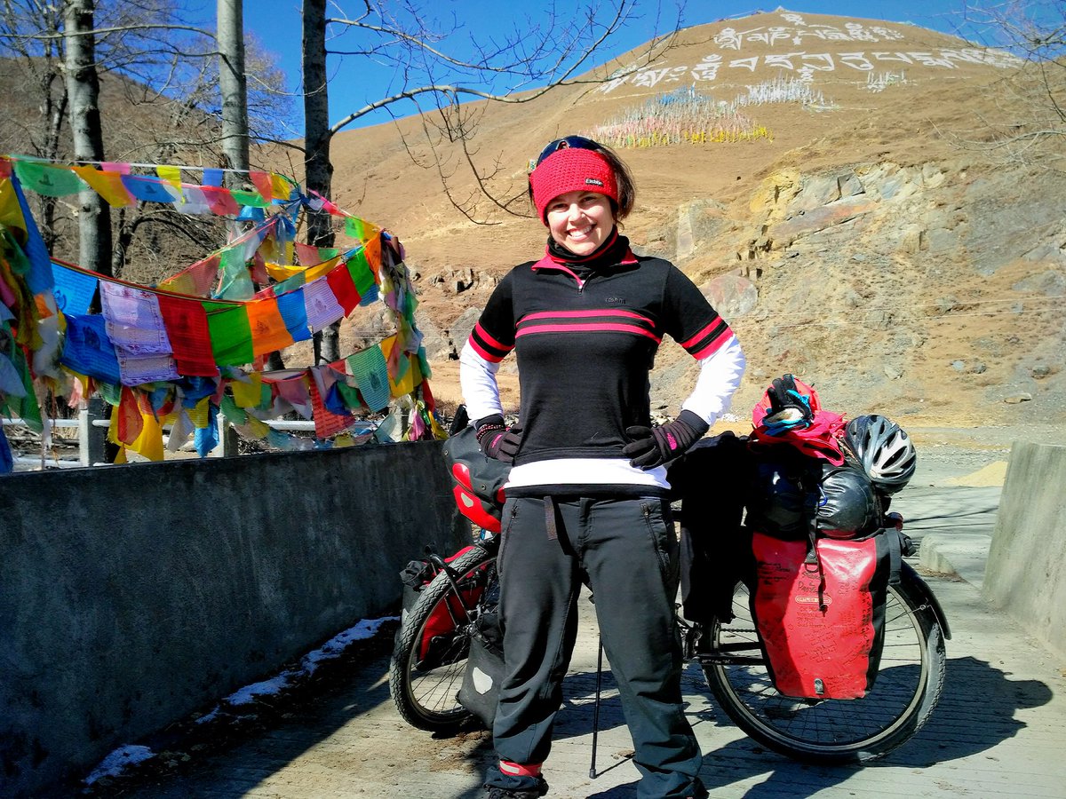 It's beginning to feel a lot like Tibet! Thanks again <a href="/tormcycling/">Torm</a> for helping us combat the cold with such sexy merino jerseys!