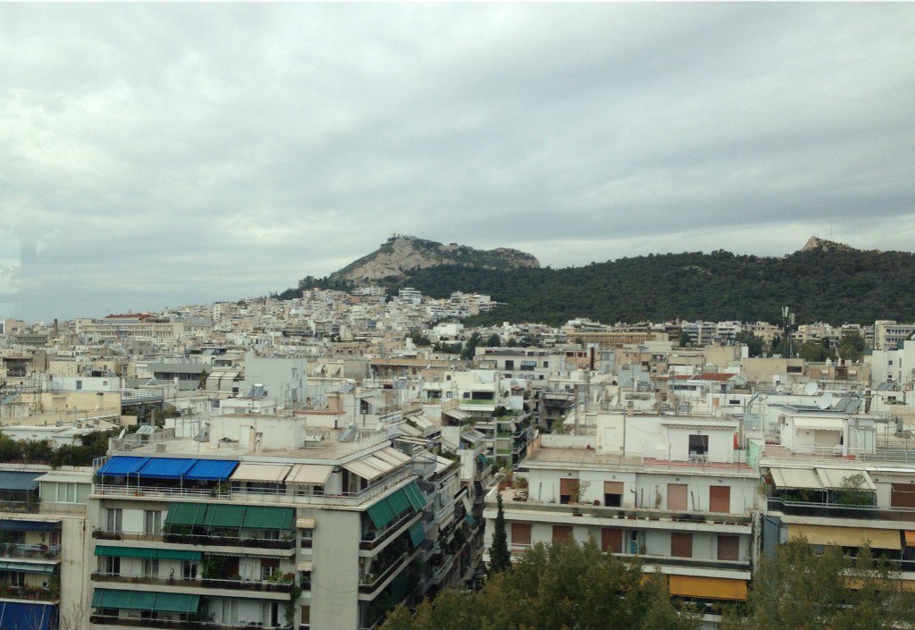 gcarapella's tweet photo. #athens skyline @EU_BUSkills 9th exchange meeting @Formedil @Progetto_ITown tks to all for the useful common work https://t.co/VkR5kGh4rQ