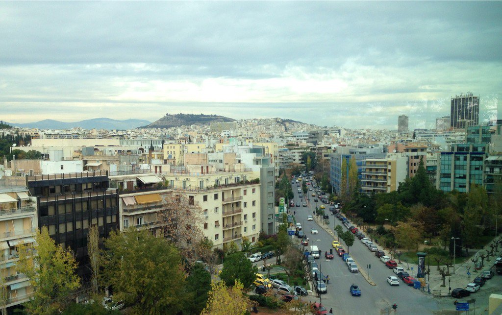 gcarapella's tweet photo. #athens skyline @EU_BUSkills 9th exchange meeting @Formedil @Progetto_ITown tks to all for the useful common work https://t.co/VkR5kGh4rQ