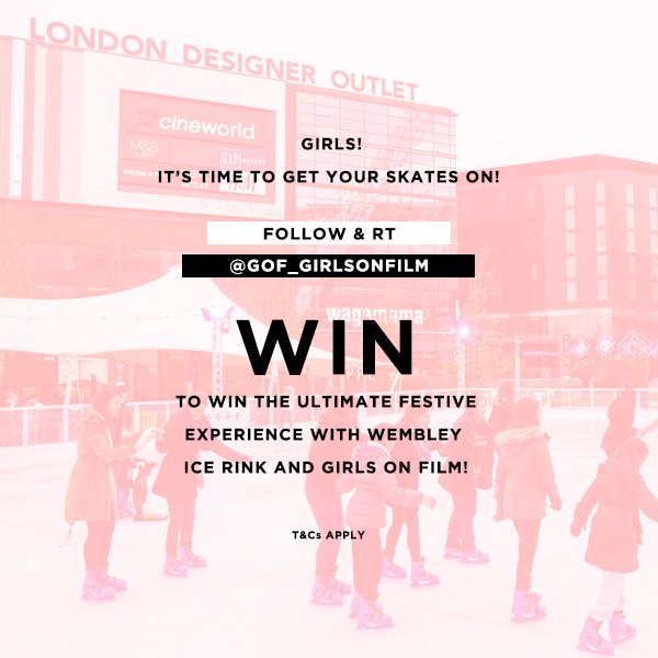 Girls, it’s time to get your skates on! RT and Follow to win the ultimate festive experience with <a href="/londonoutlet/">London Designer Outlet</a> Ice Rink &amp; Girls on Film!✨🎄