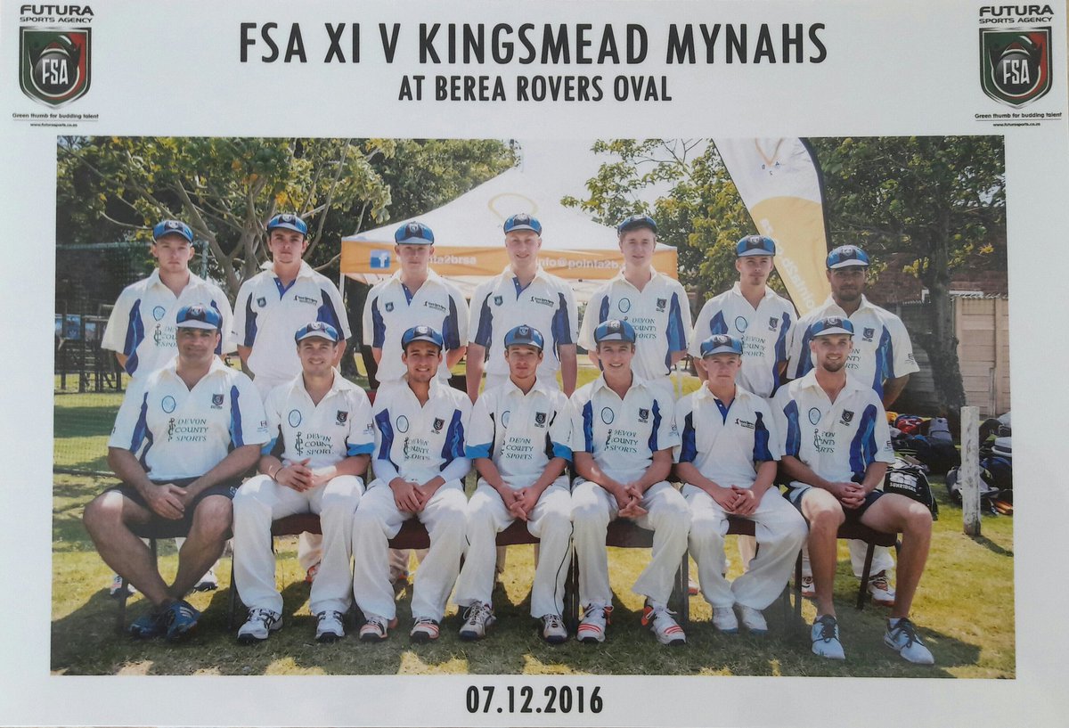 Fantastic to be hosting the  <a href="/KingsmeadMynahs/">Kingsmead Mynahs</a> &amp; <a href="/FSAAcademy/">FSAMentorshipProgram</a> fixture on our Oval. We welcome the <a href="/PointA2Brsa/">PointA2B</a> team &amp; wish the players well!