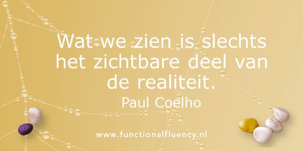 fluenttweet's tweet photo. Wat we zien is slechts het zichtbare deel van de realiteit.
Paul Coelho https://t.co/R7mgYi57mv