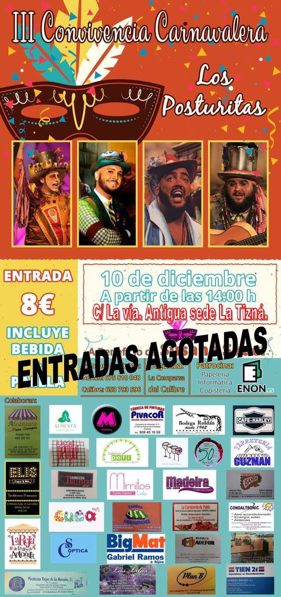 Tan sólo 3 días. @LosPosturitas 🎭🎭🎭🎭🎭🎭🎭🎭🎭🎭🎭