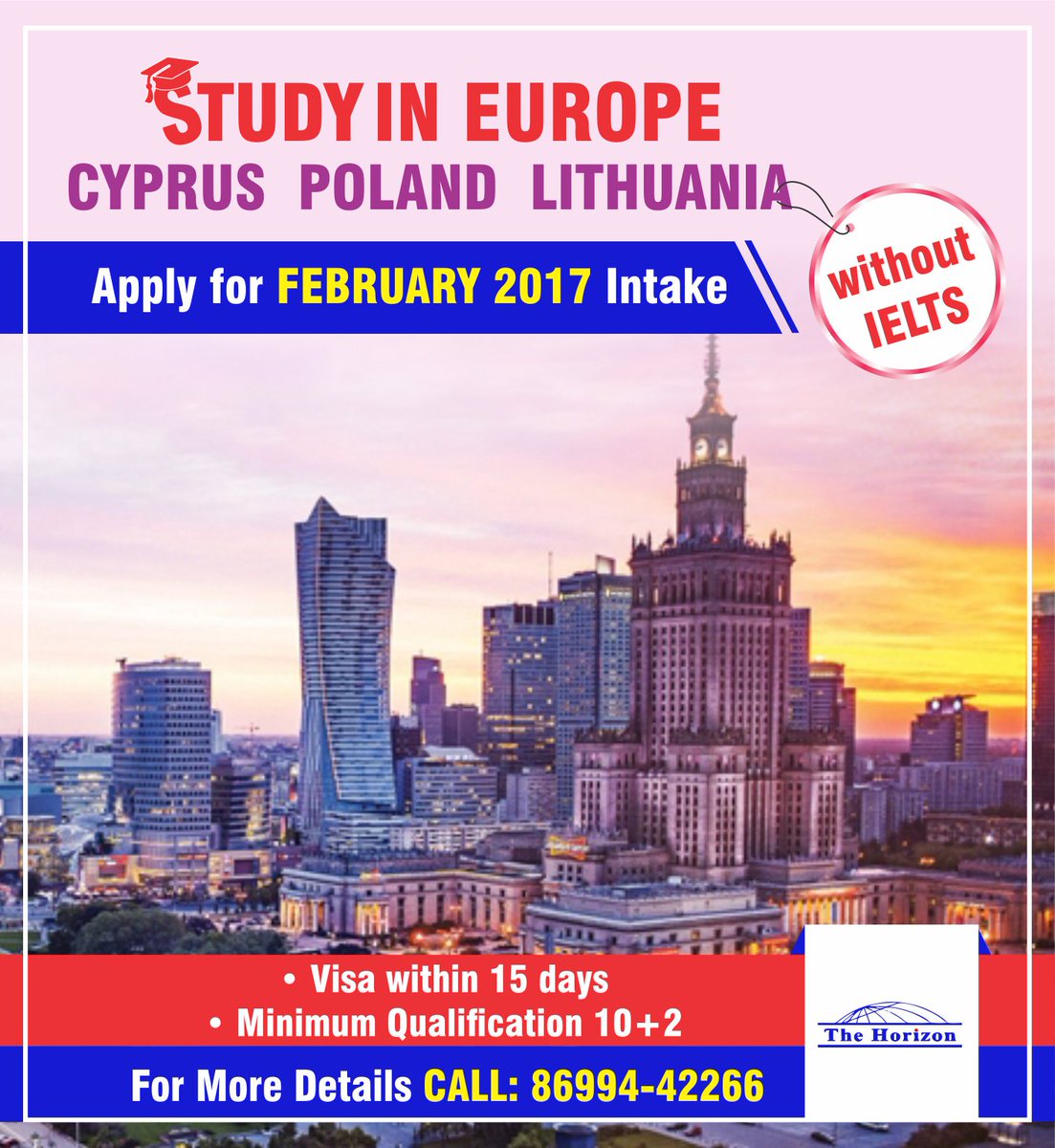 The___Horizon's tweet photo. #Golden_Opportunity to study in #EUROPE

#Hurry_Up &amp; #Apply for the February 2017 intake... https://t.co/RDp4upwTCH