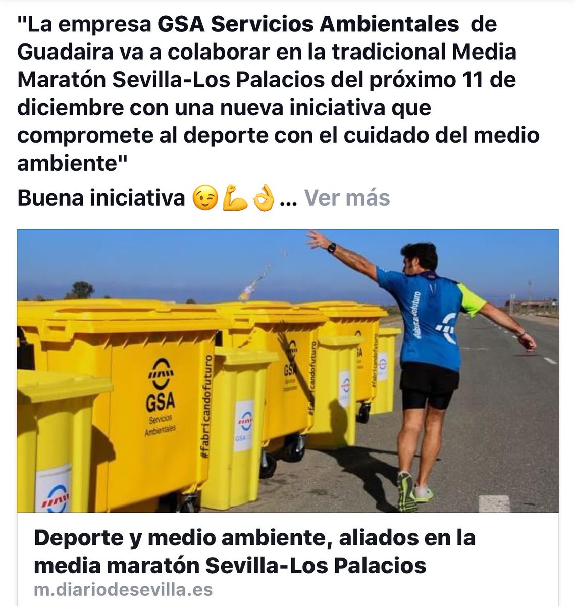 Muy buena iniciativa: bit.ly/2gjEG84 #Deporte #medioambiente
